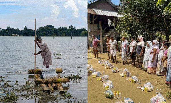 असम- बाढ़ का कहर: 622 गांव पानी में डूबे, 75 लोगों की गई जान, खतरनाक हालात पर हिमंता सरकार का बड़ा एलान