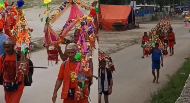 हरिद्वार से शुरू हुई आस्था की महायात्रा, गंगाजल लेकर निकले शिवभक्त, बम-बम भोले के जयघोष की गूंज