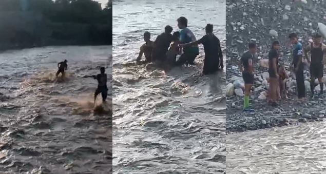देहरादून- पैर फिसलने से जाखन नदी में बही 12 साल की बच्ची, फौजी और युवकों ने दिखाई बहादुरी, ऐसे बचाई जान