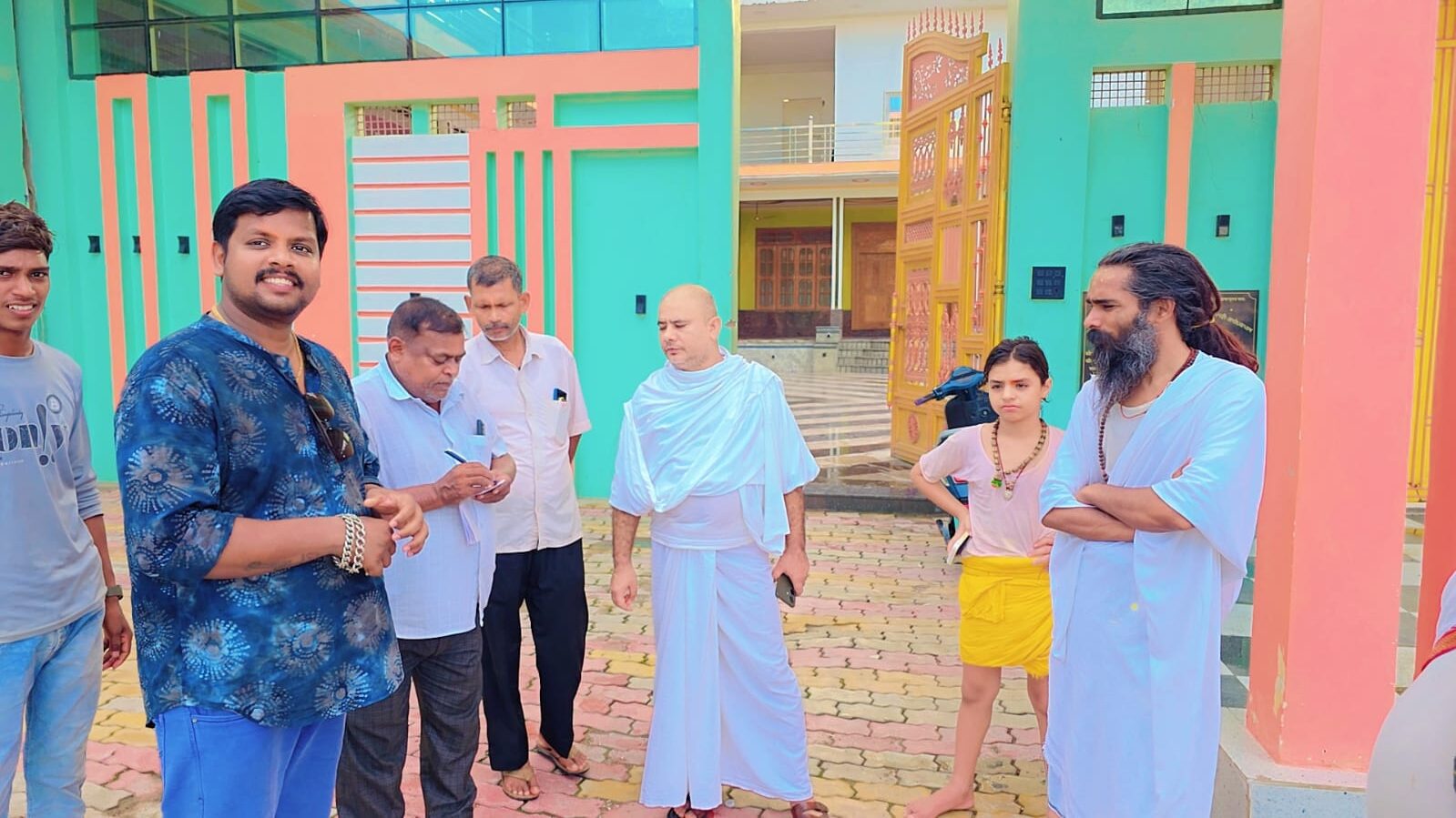 अयोध्या- उज्जैनिया पट्टी के श्रीमहंत बनने के बाद महंत संदीप दास महाराज की पहली गुरु पूर्णिमा