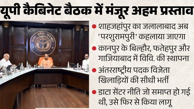 कैबिनेट के फैसले: होमगार्ड्स को कैशलेस इलाज, पदक विजेताओं की होगी सीधी भर्ती, जलालाबाद का नाम परशुरामपुरी हुआ
