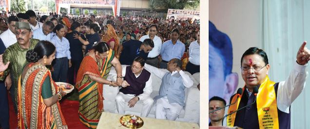 रक्षाबंधन- बहनों ने CM धामी को बांधी राखी, तोहफे में की रोडवेज बसों में दो दिन मुफ्त यात्रा की घोषणा