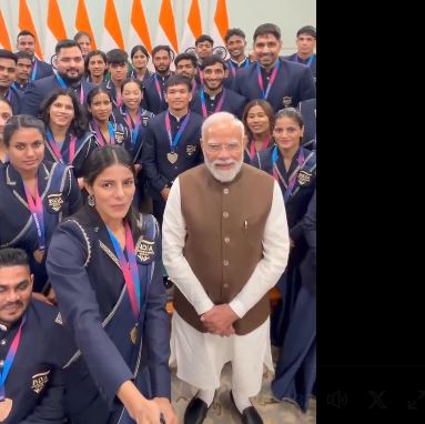 कॉमनवेल्थ गेम्स 2026- पदक विजेताओं से मुलाकात के बाद PM मोदी ने साझा की रील, बोले- जो खेलेगा वो खिलेगा