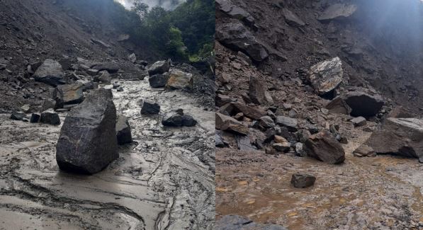 रुद्रप्रयाग- राज्य में 91 सड़कें बंद, सबसे अधिक पिथौरागढ़ जिले में 16 मार्ग बंद,  ऊखीमठ-चोपता सड़क धंसी