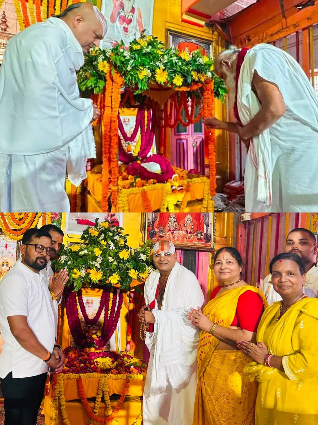 अयोध्या- श्री राम बल्लभा कुंज के पूर्वाचार्य हरिनाम दास वेदांती को पुण्य तिथि पर नमन कर संत महंतो धर्माचार्यों ने पुष्पांजलि अर्पित किया