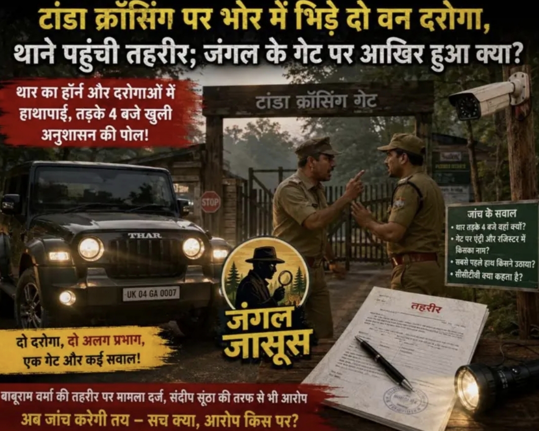 हल्द्वानी / लालकुआं:- दंबग वन दरोगा ने फिर दिखाई दंबगई,गेट न खोलने पर हुआ था विवाद।
