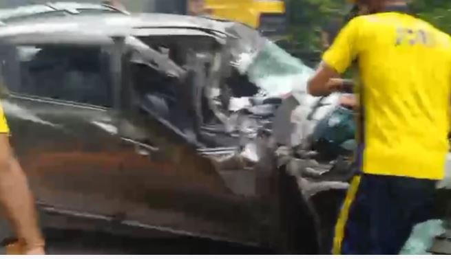 ऋषिकेश- मालाकुंठी के पास डंपर और कार की टक्कर, वाहन के अंदर ही फंसे दो भाई-बहनों की दर्दनाक मौत