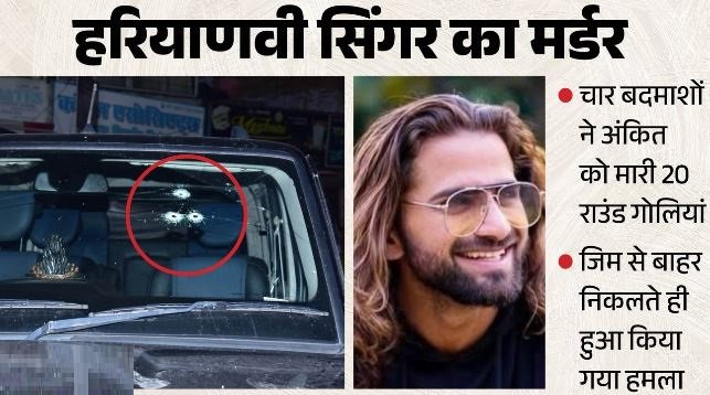 हरियाणवी सिंगर की हत्या: जिम में फोन पर बहस, बाहर निकलते ही गोलियों से भूना