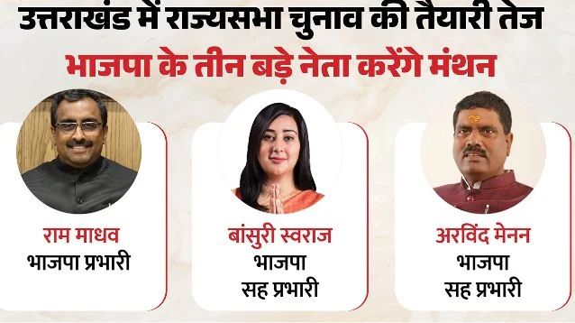उत्तराखंड BJP: कल दून आएंगे भाजपा के नए प्रदेश प्रभारी, सह-प्रभारी, कोर कमेटी की बैठक में होंगे शामिल