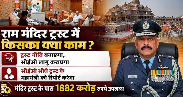 राममंदिर के नए CEO: ट्रस्ट के पास ही रहेगा ये अंतिम अधिकार, तकनीक से चढ़ावे की गिनती, जानें किसका क्या काम