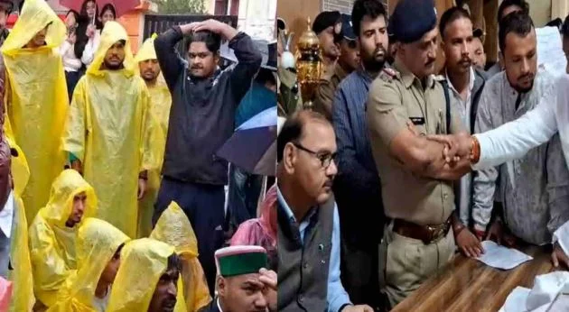 चमोली: छात्रसंघ चुनाव, नामांकन रद्द कराने को एबीवीपी का हंगामा, पेट्रोल लेकर कॉलेज की छत पर चढ़ा छात्र