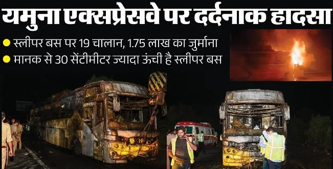नोएडा बस हादसा: मरना है तो मरो, नहीं रोकेंगे…चालक बस दौड़ाता रहा, बीड़ी पीकर हंसता रहा, जिंदा जल गए 9 यात्री