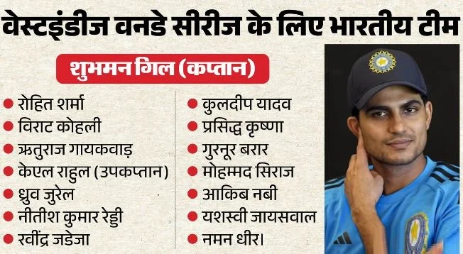वनडे टीम घोषित: वेस्टइंडीज के खिलाफ खेलेंगे रोहित-कोहली, केएल राहुल को मिली बड़ी जिम्मेदारी, पंत का पत्ता कटा
