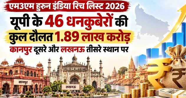 UP: बढ़ी है प्रदेश के धनकुबेरों की दौलत, टॉप 46 के पास 1.89 लाख करोड़, सबसे ज्यादा अमीर नोएडा में