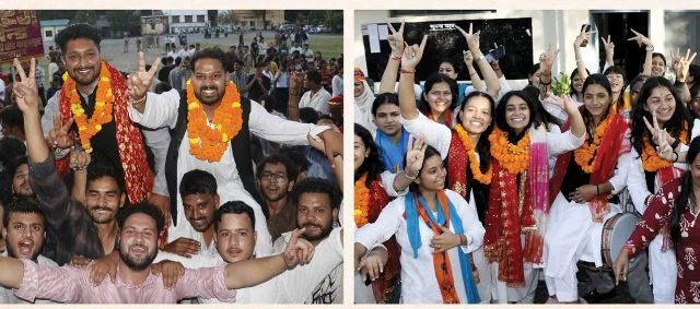 देहरादून छात्रसंघ चुनाव: डीएवी, एमकेपी और एसजीआरआर में चला ABVP का सिक्का, एनएसयूआई के हाथ डीबीएस की कमान