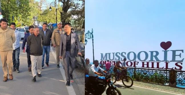 मसूरी: मालरोड पर नियम तोड़ने वाले वाहनों पर अब रहेगी हाईटेक कैमरों की नजर, 3 जगह लगेंगे बोलार्ड