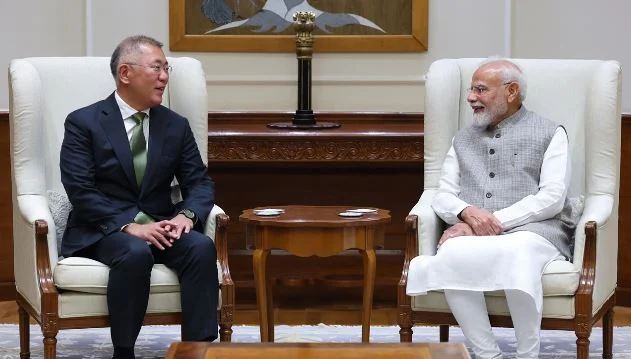 भारत में ह्यूंदै मोटर ग्रुप का बड़ा दांव: PM मोदी से मुलाकात के बाद 15.5 अरब डॉलर के निवेश का एलान