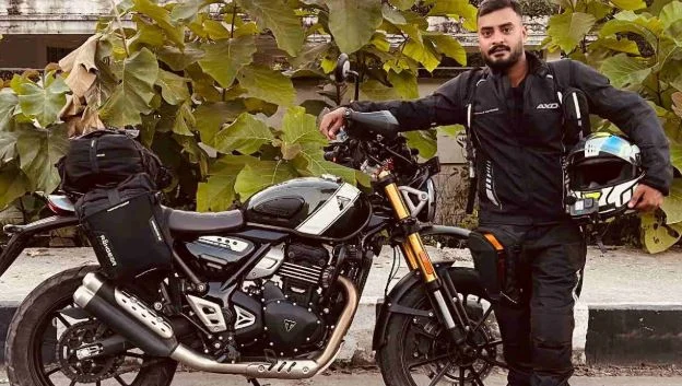 देहरादून: श्रीनगर से कन्याकुमारी तक बाइक से भारत भ्रमण पर निकले सिद्धांत, देश की संस्कृति जानने का लक्ष्य