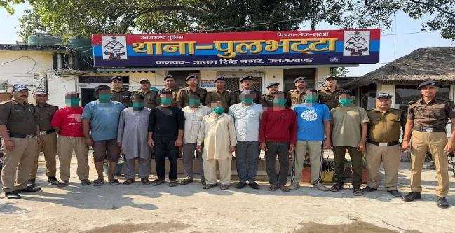 रुद्रपुर: सिरौली कलां में अवैध पशु कटान पर पुलिस की कार्रवाई, 10 गिरफ्तार, छह कुंतल मांस बरामद