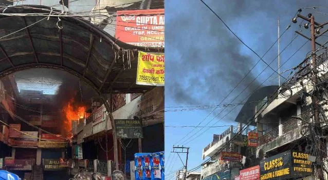 देहरादून: मोती बाजार के कांपलेक्स में फर्नीचर की दुकान में लगी आग, 6 दमकल वाहनों ने ढाई घंटे में पाया काबू