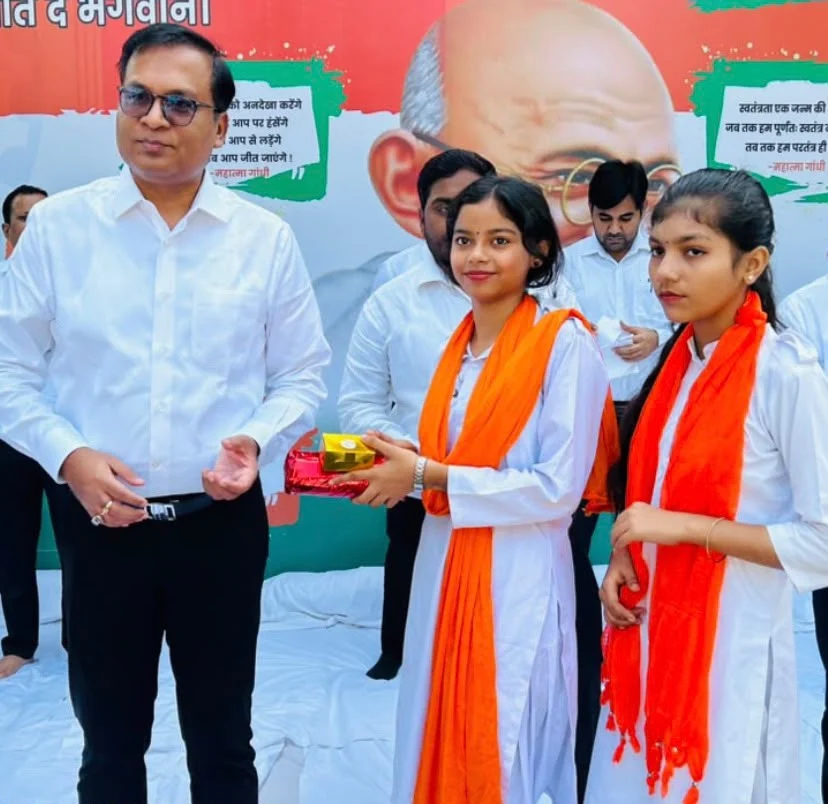 Gandhi, Shastri Jayanti Observed at Collectorate